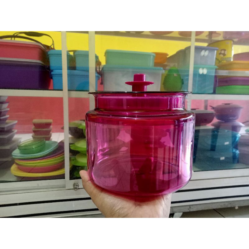 Counterpart Tupperware / toples crystal tupperware / tempat snack / toples lebaran