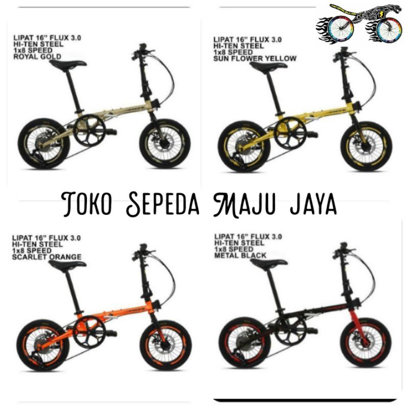 sepeda lipat 16" Pacific Flux 3.0 BMB