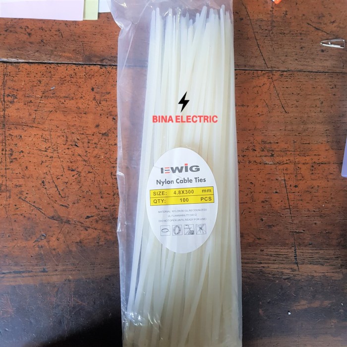 

Terlaris Cord Kabel Ties Ewig 4,8 X 300 Mm 4.8 X 300 Mm 30 Cm