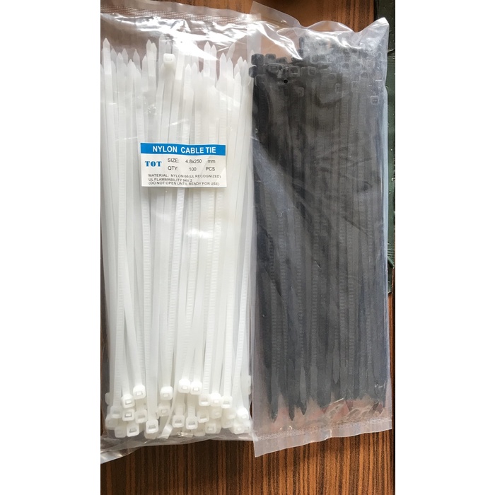 

Terlaris Cord Kabel Ties Tot/Pengikat Kabel/Cable Ties/Kabel Ties 4.8 X 250/Kabel
