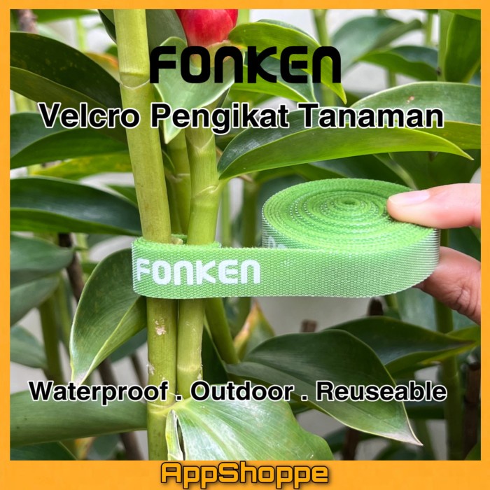 

Terlaris Cord Fonken Velcro Cable Tie Ikat Tanaman Ijo Waterproof Outdoor Reuseable