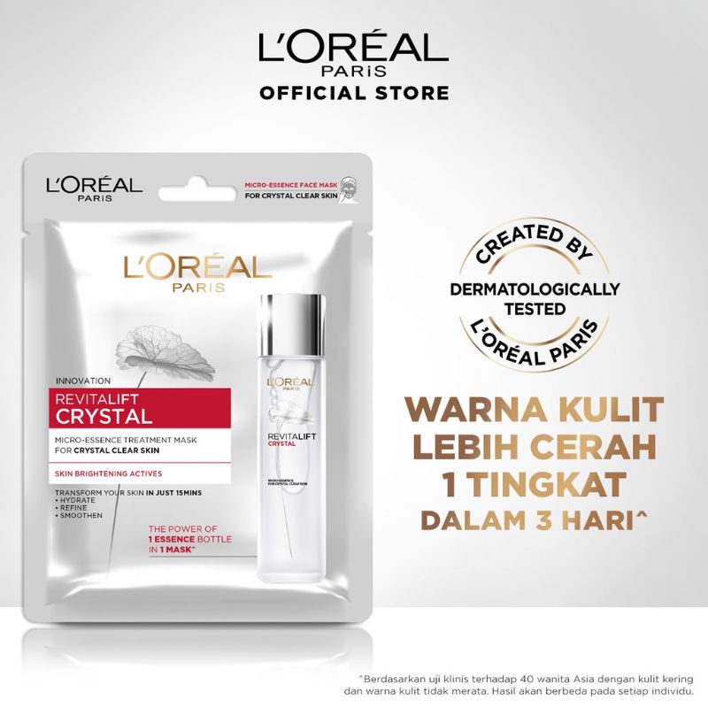 LOREAL Revitalift Crystal Micro Essence Serum Mask