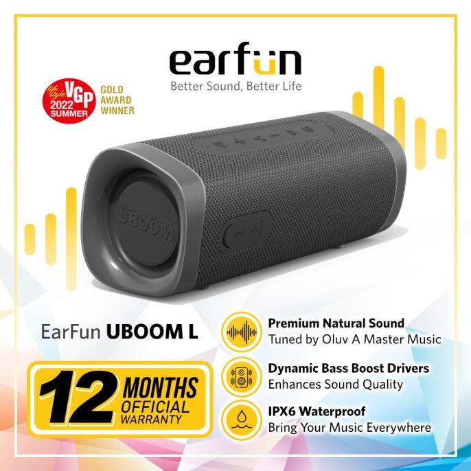 BAYAR DITEMPAT EarFun UBOOM L - JumboBass Portable Bluetooth Speaker SPEAKER BLUETOOTH/SPEAKER JBL/S