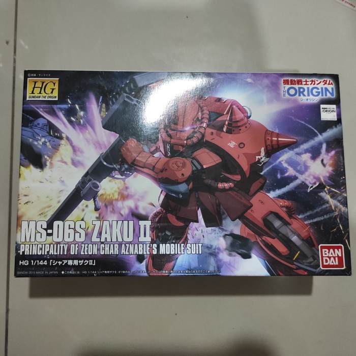 Flash Sale Hg Zaku Ii Char Aznable'S Origin Termurah