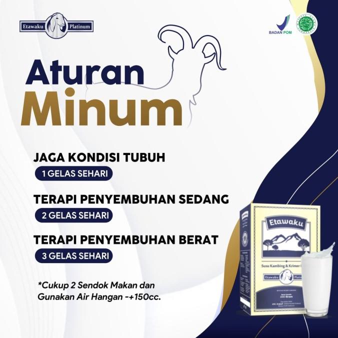 

ETAWAKU PLATINUM Susu Kambing Etawa Murni Atasi Sesak nafas Asma Sendi lon06