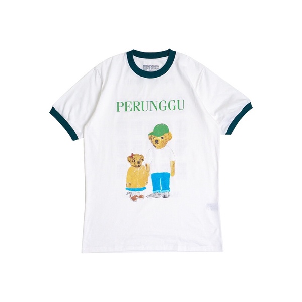 Kaos Perunggu Pastikan Riuh Akhiri Malammu - Kaos Ringer BEAR Perunggu x Bastards of youngs