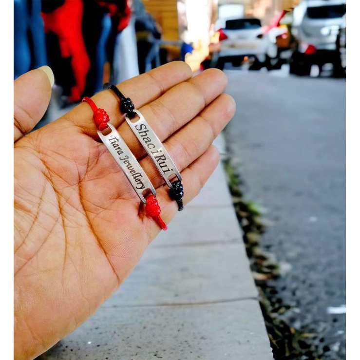 GELANG NAMA Titanium pesan sesuai namamu