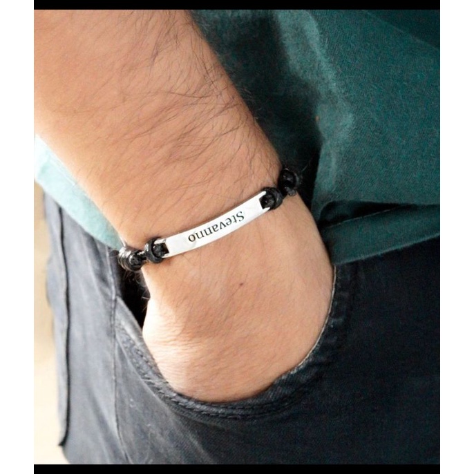 GELANG NAMA Titanium pesan sesuai namamu