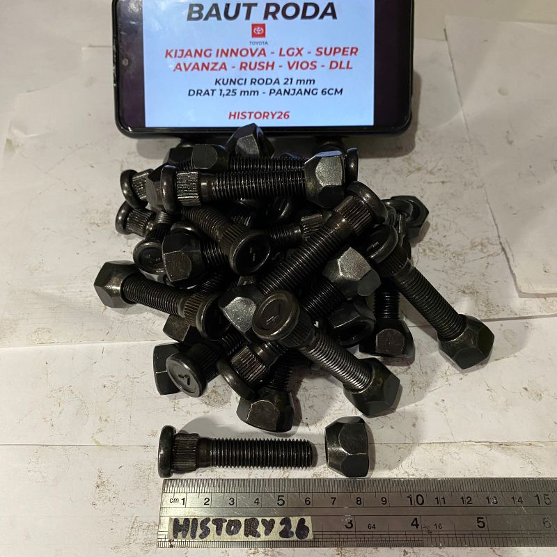 BAUT RODA AVANZA XENIA KIJANG SUPER LGX INOVA VIOS  6 CM - BAUD RODA PANJANG