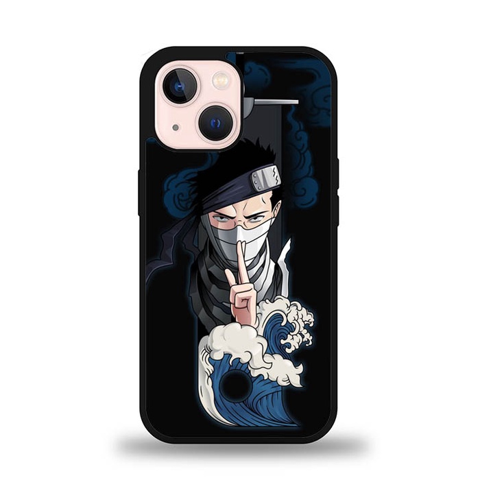 Casing iPhone 14 13 12 11 XR XS X 7 6 5 SE Pro Max Mini Plus Zabuza sword black AE1324 Case Custom B