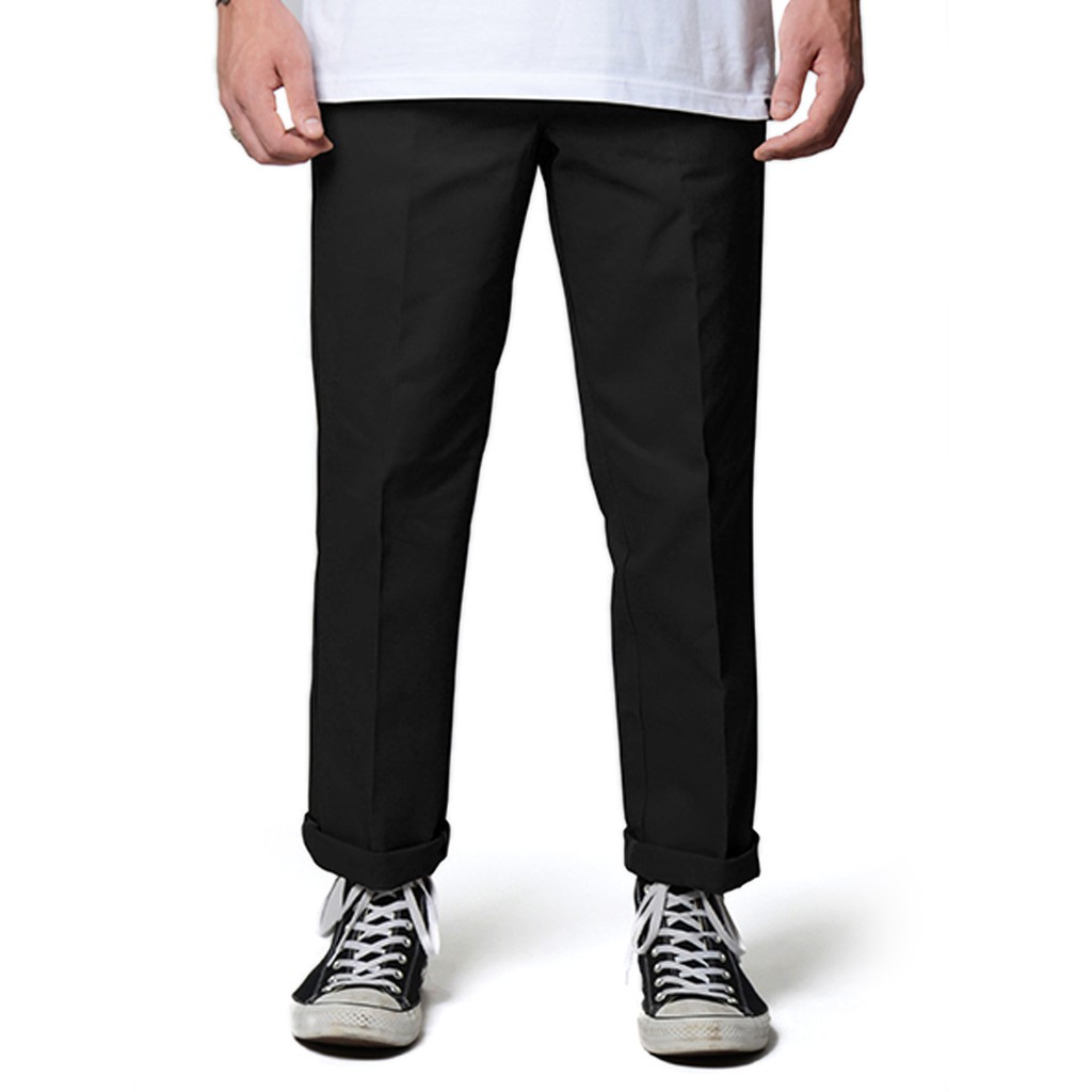 Dickies Wp873 Slim Straight Fit Work Pant Black