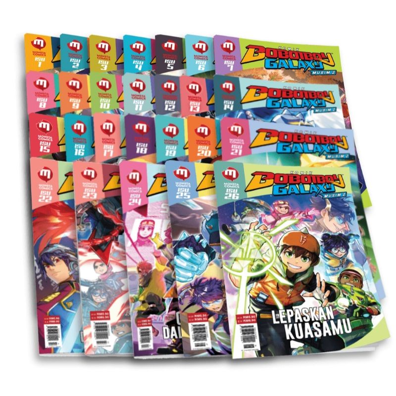 [ Ready Stock 30 July lsng di kirim ] Komik Boboiboy Galaxy Musim 2/Komik Anak