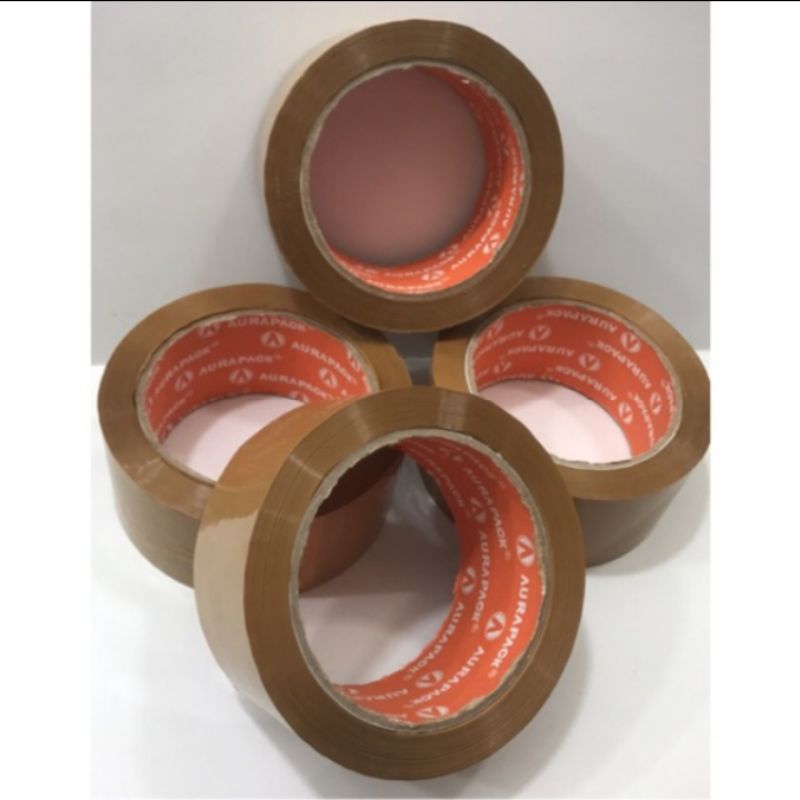 

Lakban Coklat 2x90 Yard Merek AURAPACK