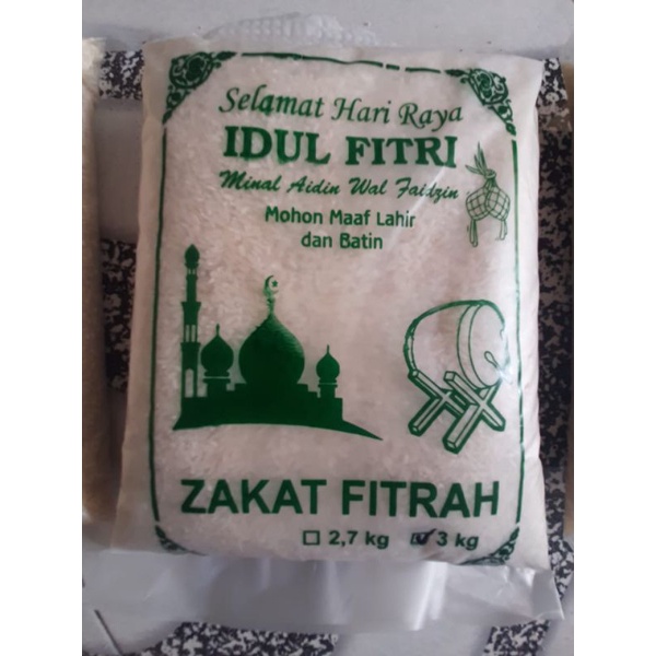 

beras zakat kemasan 2,8kg,3kg