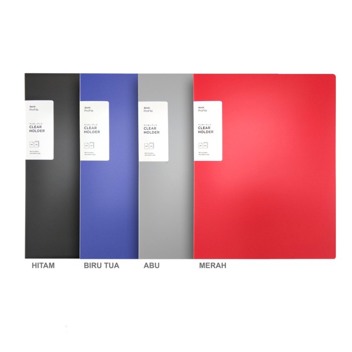 

Terlaris Daiichi Profile Clear Holder / Display Book 60/100 (Dpr)