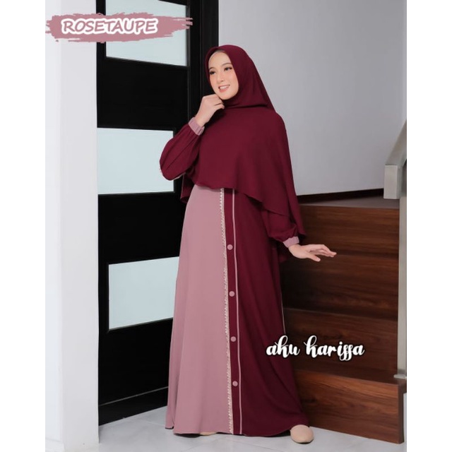 SABILA SET SYARI BY AKU KARISSA / GAMIS SYARI ITYCREPE [READY LANGSUNG KIRIM] 100%ORI AKU KARISSA