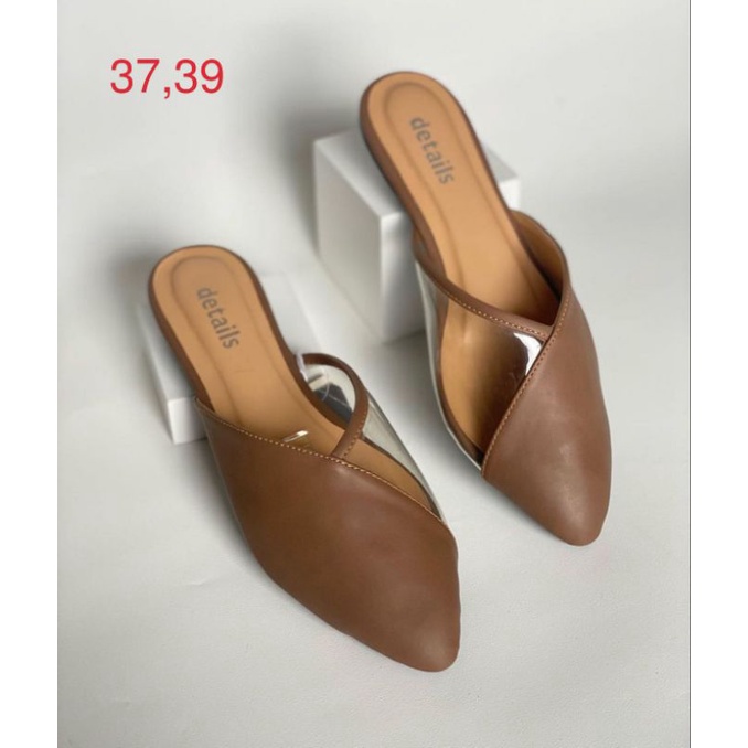 sepatu sandal flatshoes wanita details original
