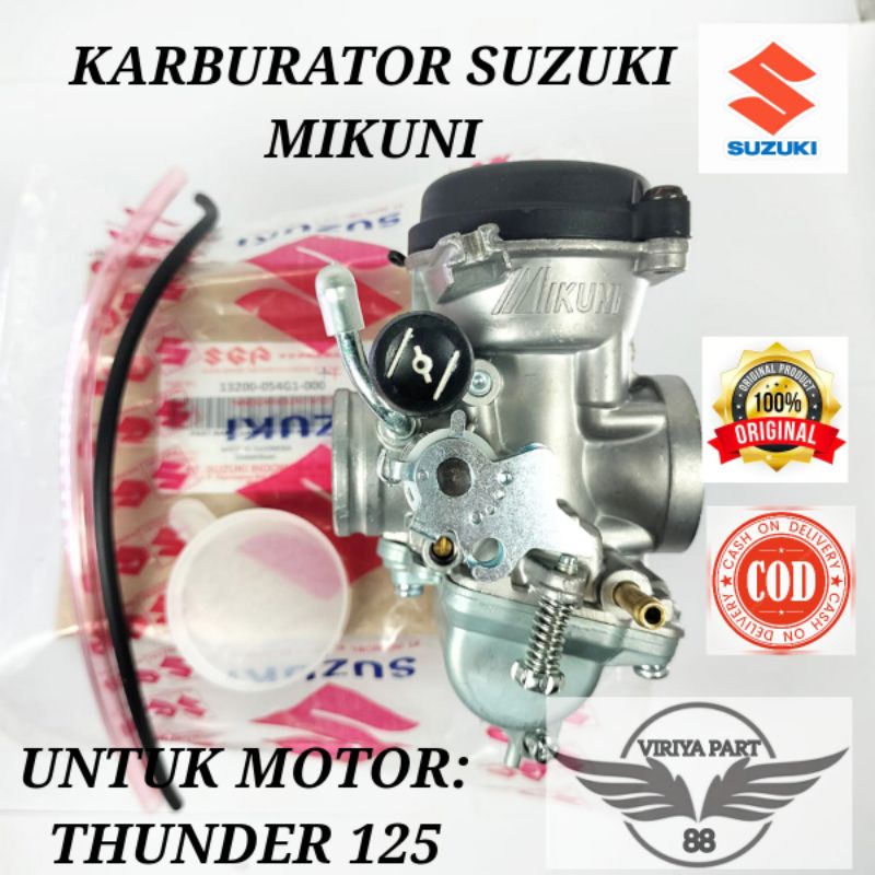KARBURATOR CARBURATOR SUZUKI SGP MIKUNI THUNDER 125 KUALITAS ASLI ORIGINAL SUZUKI SGP THUNDER 125
