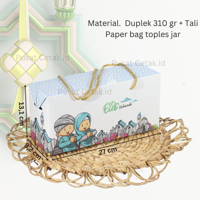 

salle Paper Bag Tas Kertas Paperbag Kantong Box Packaging Idul Fitri Lebaran