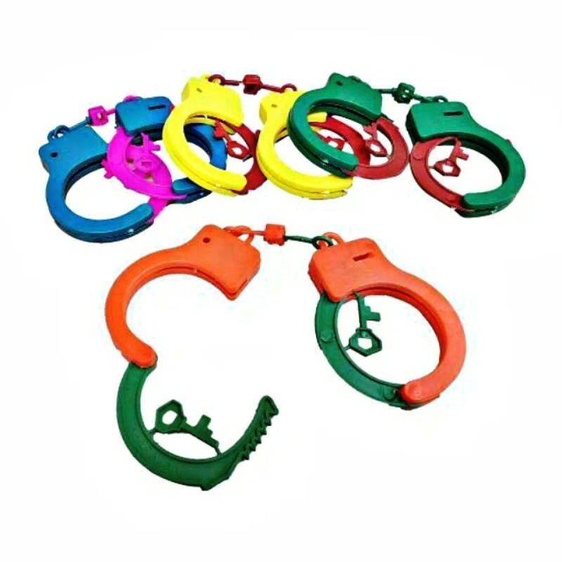 Mainan Anak Borgol Tangan Bahan Plastik
