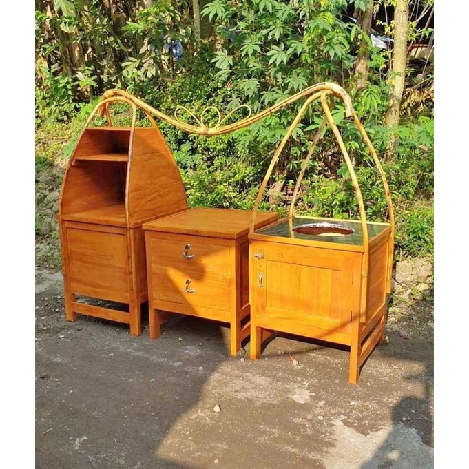 Gerobak soto pikulan / gerobak pikul nasi gule