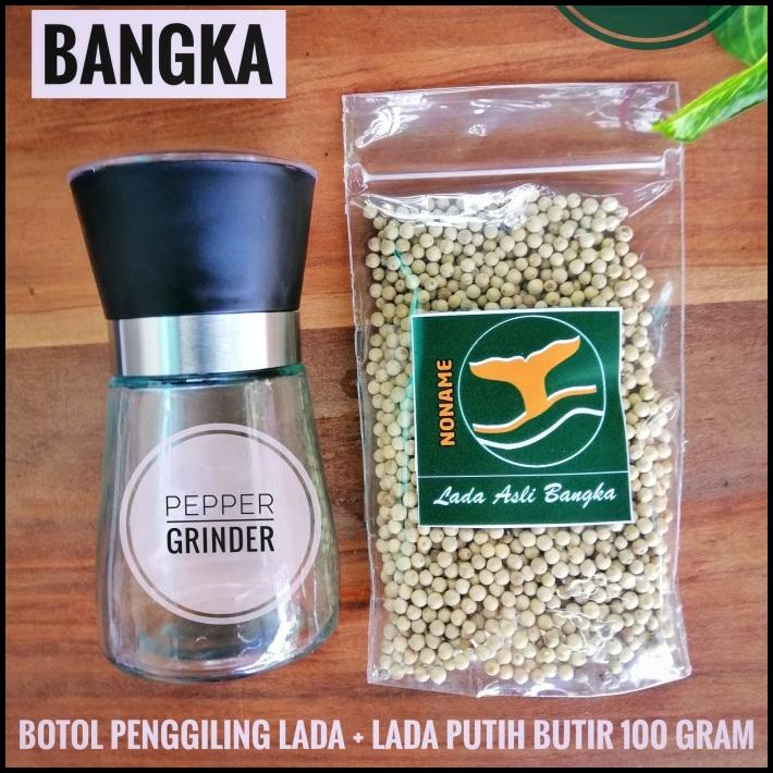 

DISKON LADA PUTIH BUTIR ASLI BANGKA + BOTOL PENGGILING MANUAL