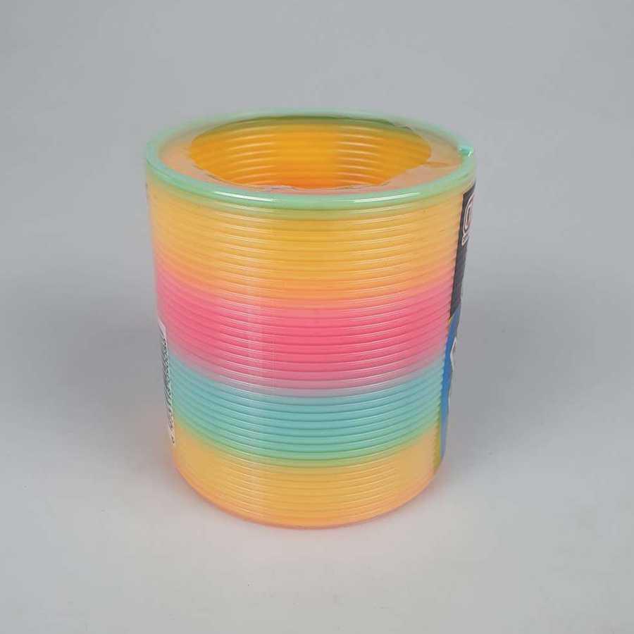 Qixing Toys Slinky Spring Rainbow Mainan Per - MCS8709