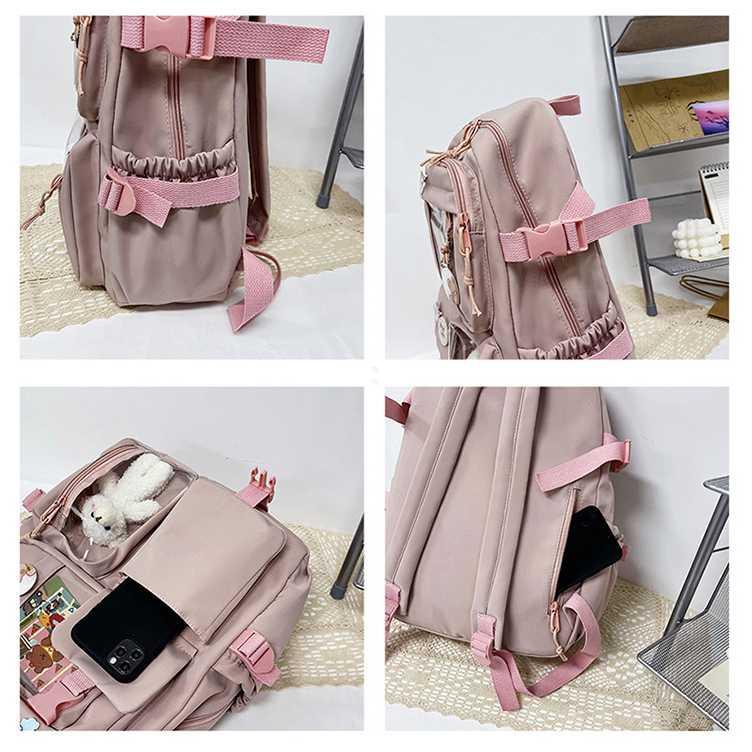 Young Tas Ransel Wanita untuk Sekolah Kampus Cute Bear B-01