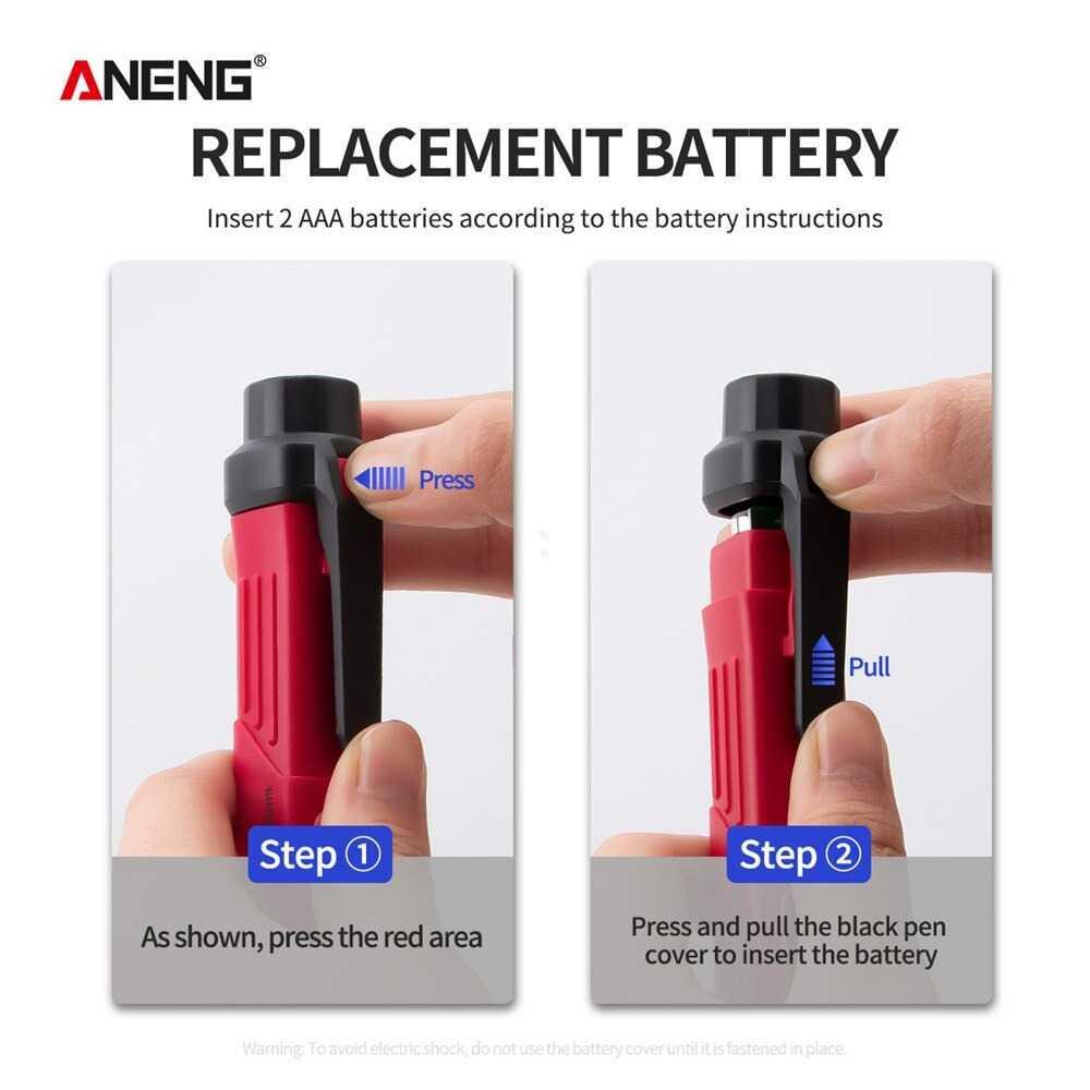 ANENG Tester Non Contact AC Voltage Alert Detector 12 1000 V VD802 Scoter Listrik Scoter Listrik Volt Meter Motor Volt Meter Motor Volt Meter Digital Volt Meter Digital Volt Meter Ac Volt Meter Ac Tester Digital Multitester Tester Digital Multitester Volt