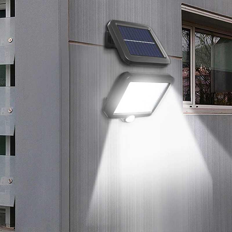 ZOYJITU Lampu Dinding Solar Sensor Outdoor Waterproof 6000K COB X583