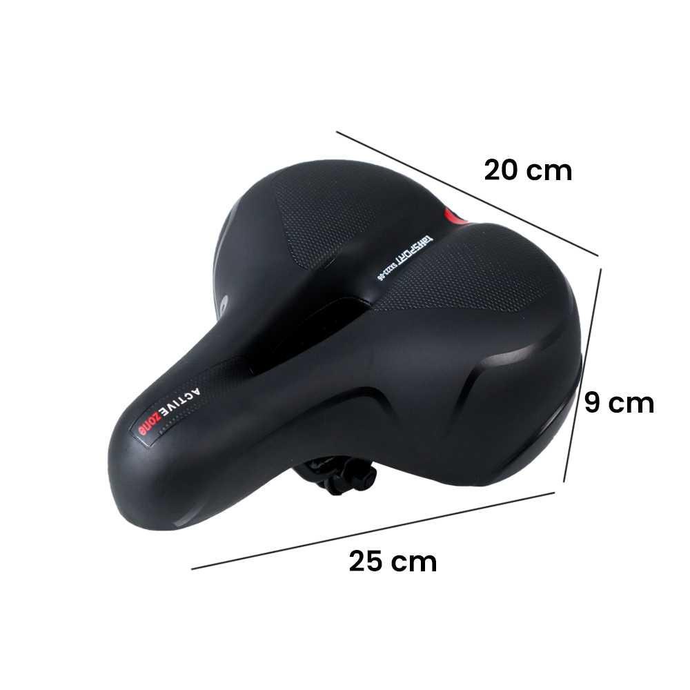 TaffSPORT Sadel Sepeda Mountain Bike Saddle Leather X223-06