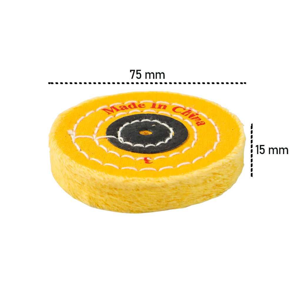 AHCUGOUR Pad Poles Buffing Pad Polishing Wheel 75 mm untuk Bor AHC715 Interior Mobil Agya Interior Mobil Agya Interior Mobil Brio Interior Mobil Brio Sarung Mobil Ayla Sarung Mobil Ayla Cover Mobil Ayla Cover Mobil Ayla Accesoris Mobil Interior Accesoris