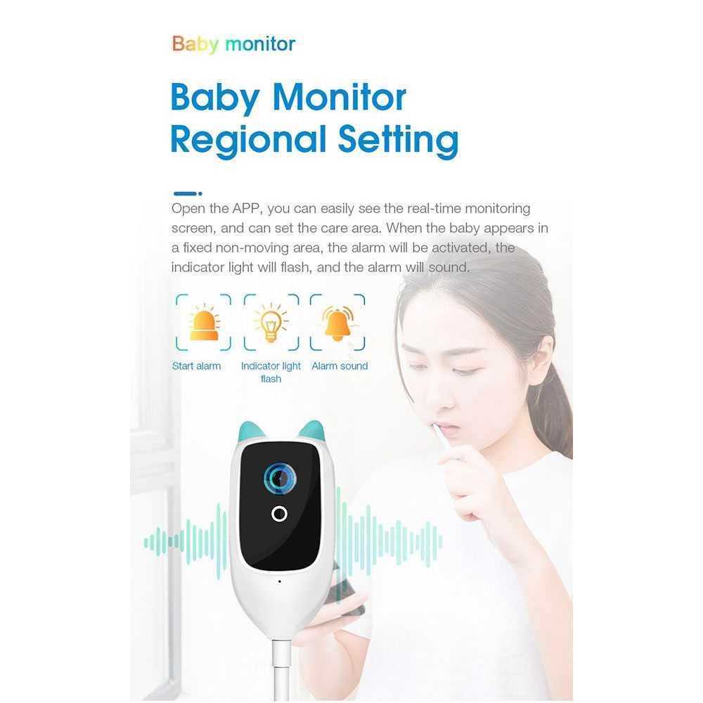 Xiaovv Kamera Pengawas Bayi Monitor CCTV WiFi 2K VV-3130S-BM-C1