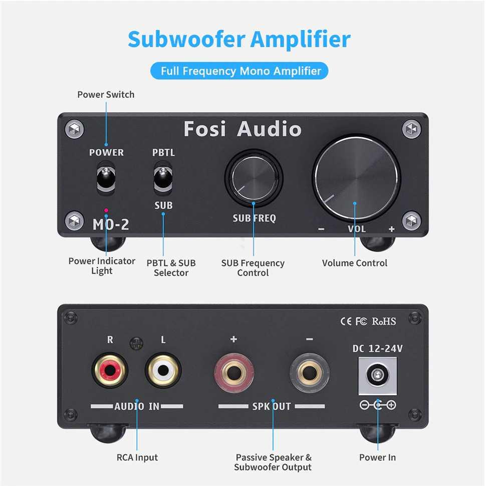 Fosi Audio Subwoofer Amplifier Mono Channel 100W TPA3116 M0-2 Kabel Audio Spliter Kabel Audio Spliter Amplifier Tda Amplifier Tda Kabel Splitter Kabel Splitter Kabel Audio Splitter Kabel Audio Splitter Pam Amplifier Pam Amplifier Amplifier Dac Amplifier D