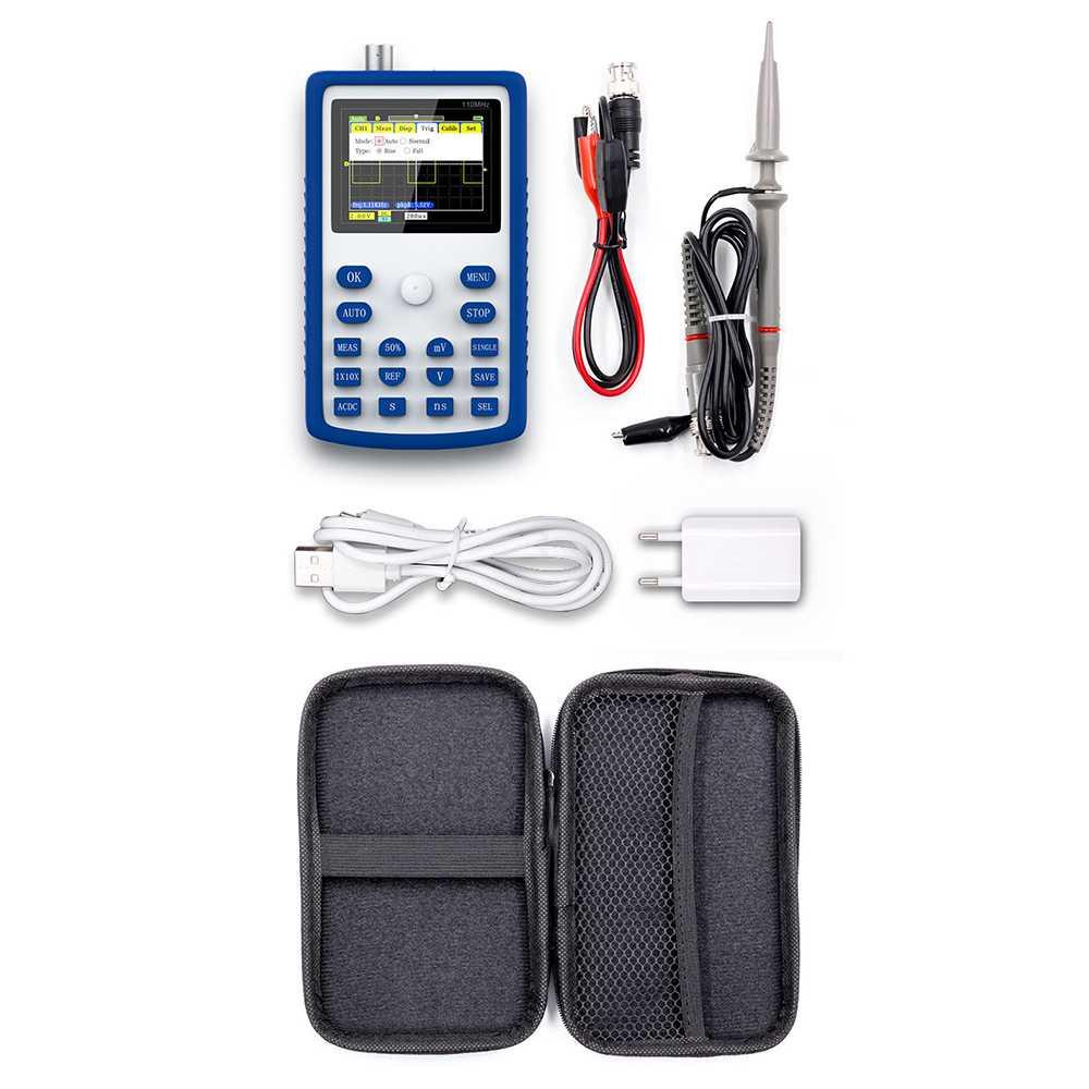 FNIRSI Digital Oscilloscope Handheld Portable 110MHz 500MS/s 1C15 Scoter Listrik Scoter Listrik Volt Meter Motor Volt Meter Motor Volt Meter Digital Volt Meter Digital Volt Meter Ac Volt Meter Ac Tester Digital Multitester Tester Digital Multitester Volt