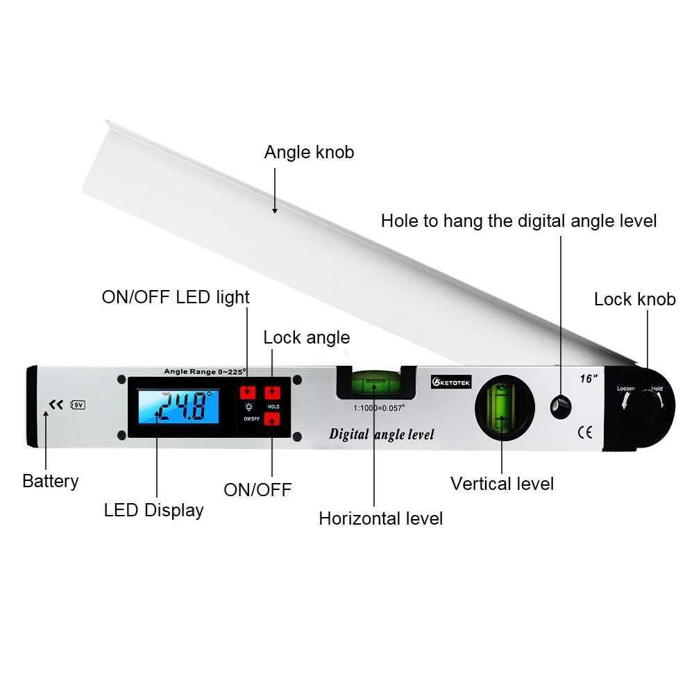 KETOTEK Inclinometer Goniometer Level Angle 225Deg 400mm KET-200 Penggaris Set Penggaris Set Penggaris Joyko Penggaris Joyko Penggaris Murah Penggaris Murah Penggaris Plastik Penggaris Plastik Penggaris Ziegel Penggaris Ziegel Alat Siku Alat Siku Penggari