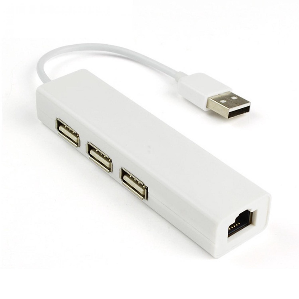 USB to LAN Ethernet External Network Card with USB Hub 152