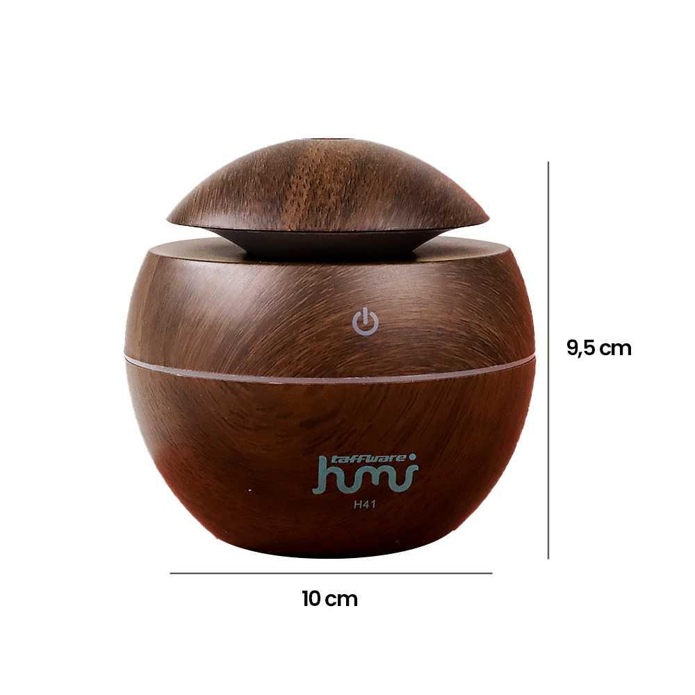 Air Humidifier Aromatherapy Oil Diffuser Wood 130ml HUMI H41 Taffware Diffuser Aromatherapy Aromaterapi Humidifier Diffuser Aromaterapi Dehumidifier Diffuser Humidifier Humidifier Diffuser Humidifier Bayi Flu Dan Batuk Air Humidifier Aromatherapy Difuser