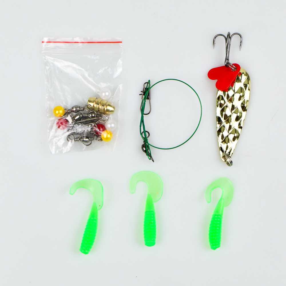 LIXADA Umpan Pancing Ikan Set Fishing Bait Kit 45PCS DWS250-C Umpan Casting Soft Frog Umpan Casting Gabus Toman Spiner Pancing Set Pancing Ikan Umpan Pancing Adunmancing Umpan Ikan Mas Apollo Pancing Casting Umpan Ikan Umpan Casting Toman Umpan Toman Cast