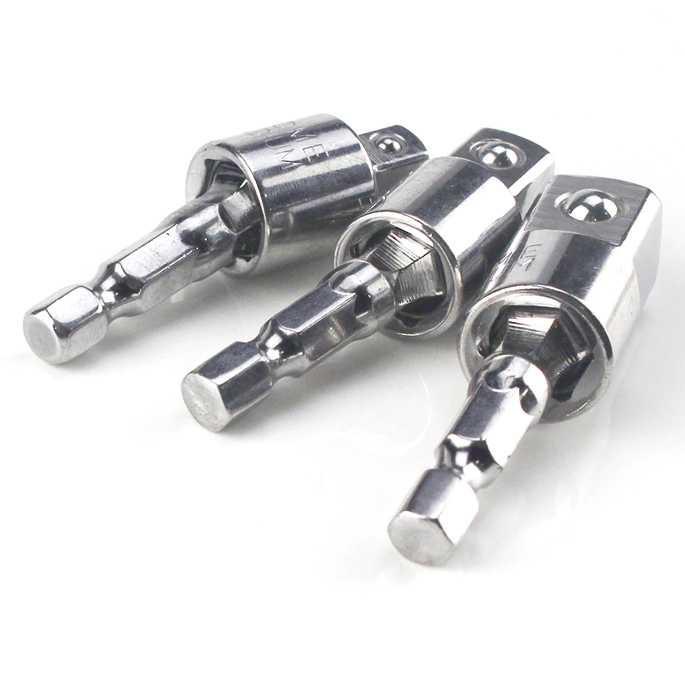 Tuosen Mata Bor Elektrik Adapter Extension Bits Hex 1/4 3/8 1/2 3 PCS Mata Bor Bor Mini Mata Bor Besi Mata Bor Kayu Mata Bor Beton Mata Bor Set Mata Bor Tuner Bor Beton Bor Tuner Tuner Mata Bor Pagoda Mata Bor Nachi Mata Bor Mini Kepala Bor
