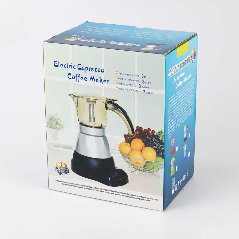 Alloet Espresso Coffee Maker Moka Pot Teko Filter 400W 150ml 3 Cups JT01-3 Nespresso Nespresso Pelengkapan Dapur Pelengkapan Dapur Espresso Manual Espresso Manual Mesin Kopi Espresso Mesin Kopi Espresso Coffee Maker Manual Coffee Maker Manual Coffee Maker