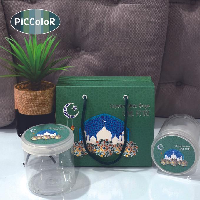 

Hampers Gable Box Lebaran / Kotak Hampers Idul Fitri / Hijau (18,5X10X11 Cm) Sale