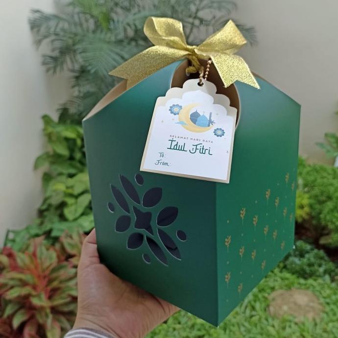 

Hampers Box Toples Kue Kering Box Hampers Lebaran Kotak Kado Idul Fitri 500Gr Original