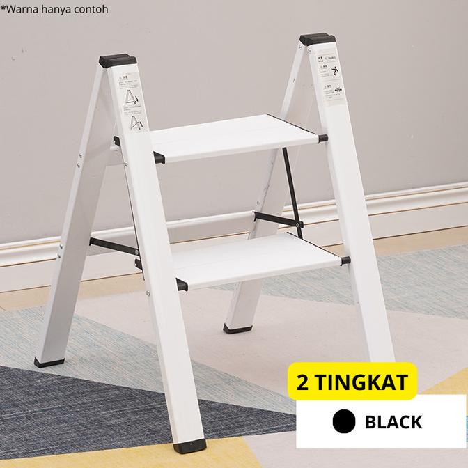 Nanjiren Tangga Rumah Tangga Lipat Tangga Dapur Kecil Lipat Step Stool