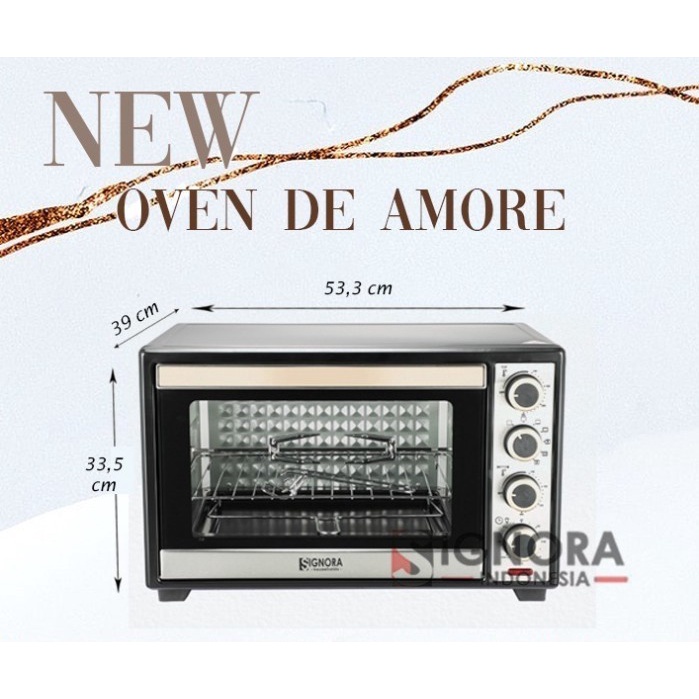 Oven Signora De Amore Oven 38 Liter + Free Gift
