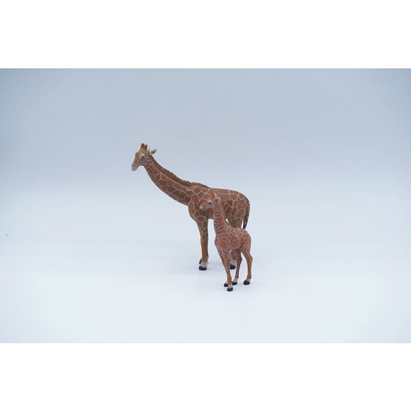 Giraffe Jerapah Action Mini Figure Animal Mainan Binatang Pajangan