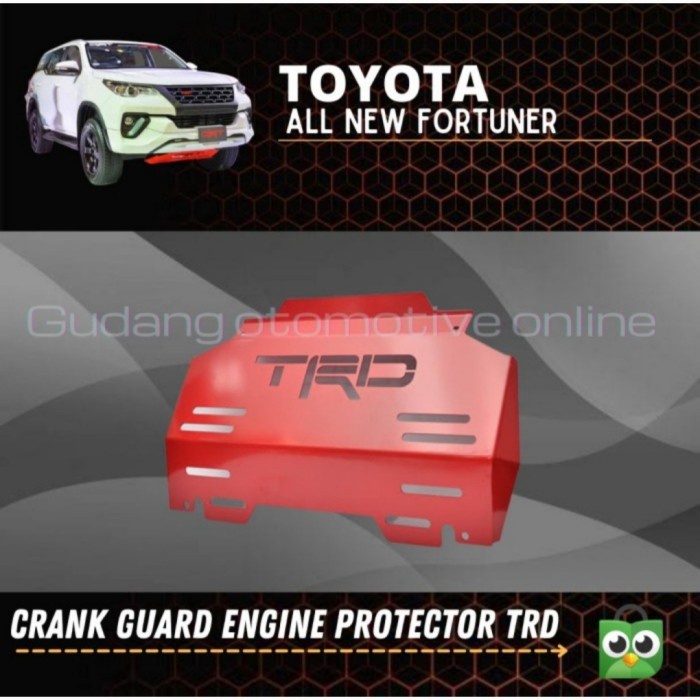 crank guard cover pelindung mesin fortuner