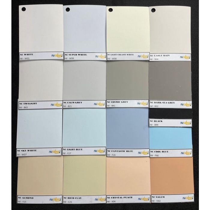 Cat tembok Interior Nucolour 25kg no ngapur