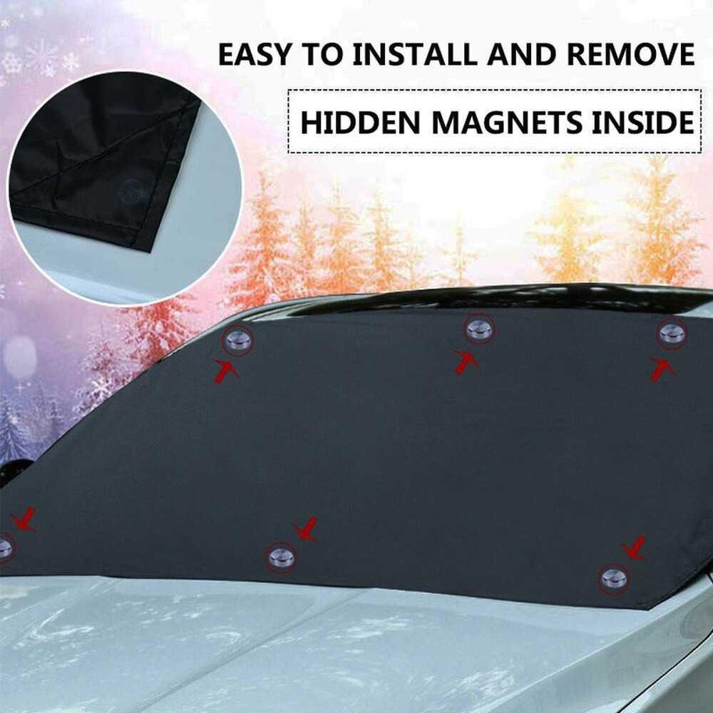 SGODDE Cover Kaca Depan Mobil Magnetic Sunshade Windscreen Protector E212