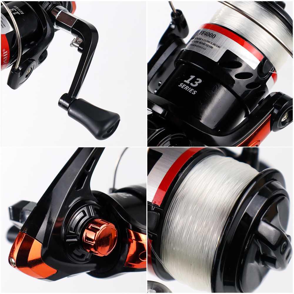 YUMOSHI Reel Pancing Spinning 3 Ball Bearing 5.2:1 FF4000 Pancing Reel Power Handle Ril Pancing Reel Pancing Power Handle Pancing Casting Rell Pancing Power Handle Casting Reel Pancing Mini Reel Casting Reel Baitcasting Real Pancing Power Handle Rell